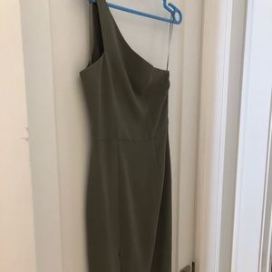 Finders keepers one shoulder midi dress